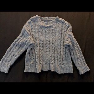 American Eagle knitted grey sweater
